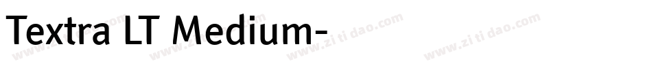 Textra LT Medium字体转换